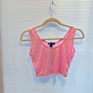 Pretty little things crop tank top Pink, Size 4 New with Tags